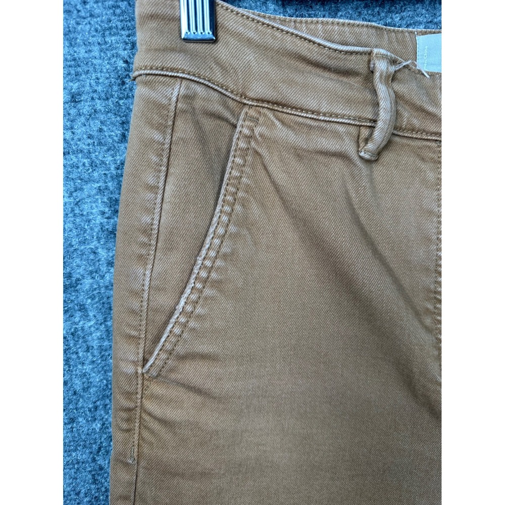 Everlane Women Tan Brown Wide Leg Cropped Sailor Pants Jeans Size 6 READ - Picture 8 of 10